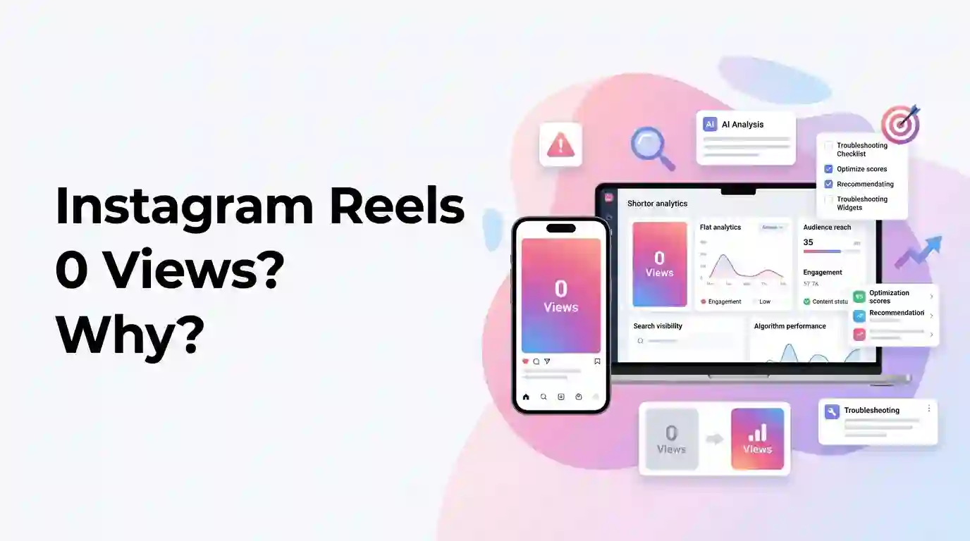 Featured image for: Why Are My Instagram Reels Getting 0 Views? (Causes & Fixes)